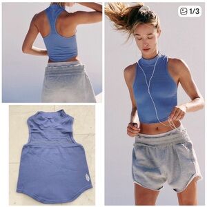 FP Movement by Free People Blue Tank Top Size Medium/Large